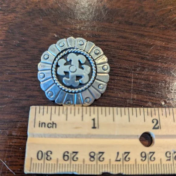 Vintage Taxco 925 Sterling Silver Clip-On Earrings – Signed Talleres de los Ball - Picture 4 of 11